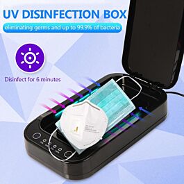 Multifunction Disinfection Sanitizer Box with Aroma Diffuser for Phone Mask Jewellery Watches Glasses