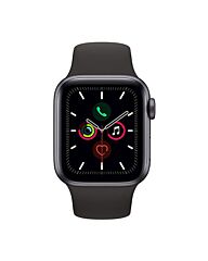 Apple Watch Series 5 40mm (GPS) - Space Grey Aluminium Case with Black Sport Band
