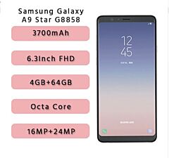 Samsung Galaxy A9 (A8) Star G8858 Smartphone 6.3" FHD 4G LTE Octa Core 4GB/64GB 3700mAh Dual 24MP&16MP  