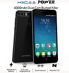 Leagoo KIICAA Power 5" Dual Sim 3G Smartphone 16GB/2GB Android 7.0 4000mAh Fingerprint 