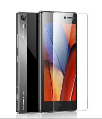 Nilkin Lenovo VIBE SHOT Z90-7 Smart Phone Tempered Glass Screen Protector + Silicon Transparent case