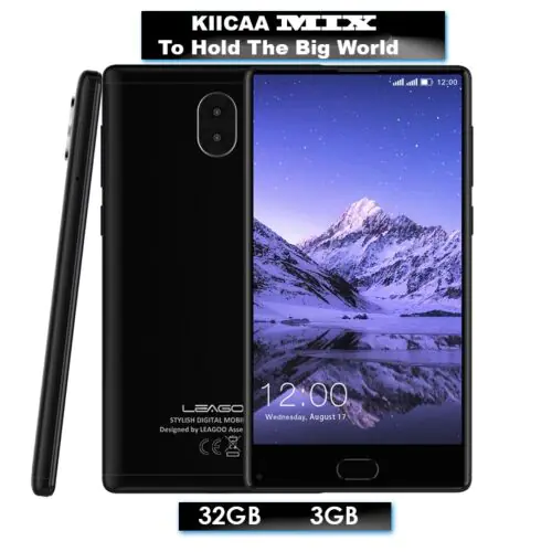 LEAGOO KIICAA MIX 5.5" 4G LTE Dual Sim Smartphone 3GB/32GB Android 7.0 Fingerprint ID