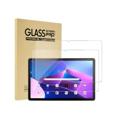 2-Pack 9H Screen Protector for Lenovo Tab M10 Plus 3rd Gen/K10 Pro 10.6"