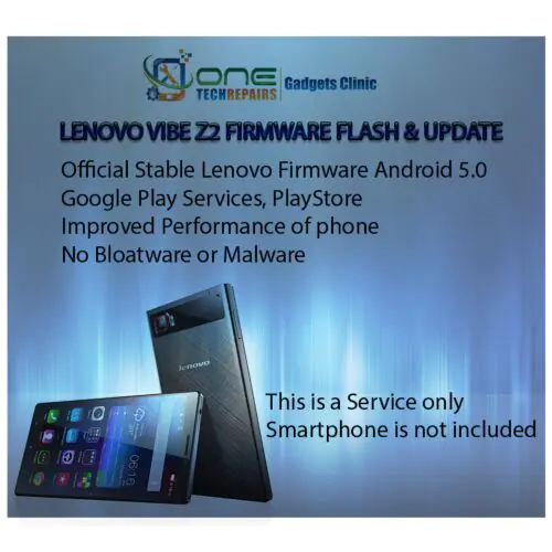Lenovo Vibe Z2 Smartphone Firmware Installation, Update Service