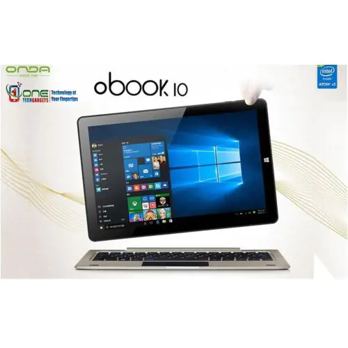 Onda Obook 10 Tablet PC Dual OS Windows 10 & Android 5.1 10.1" IPS Screen Cherry Trail AtomX5 Z8300 Quad Core 4GB/64GB OTG HDMI USB 3.0 WiFI 