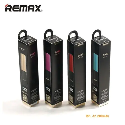 Remax Power Bank for Mobile Phones LipMax Series 2400mAh RPL-12