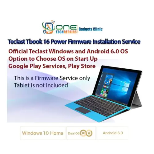 Firmware Flash for Teclast Tbook 16 Power 11.6" X7-Z8750 Tablet PC 