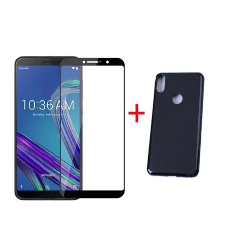 Tempered Glass + Soft TPU Case for ASUS Zenfone Max Pro M1 ZB601KL/ ZB602KL