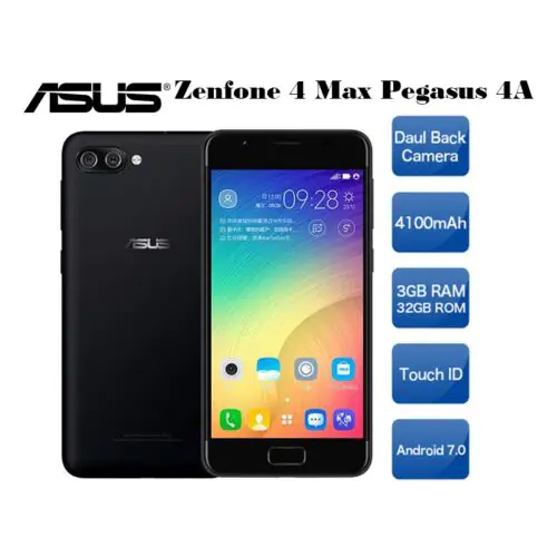 ASUS ZenFone 4 Max Pegasus 4A ZB500TL 5" Dual Sim Smartphone 3GB/32GB 4100mAh Type C Fingerprint