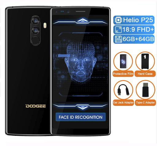 スマートフォン本体 doogee mix 2 The DOOGEE Mix 2 has four cameras and a massive 18:9 display