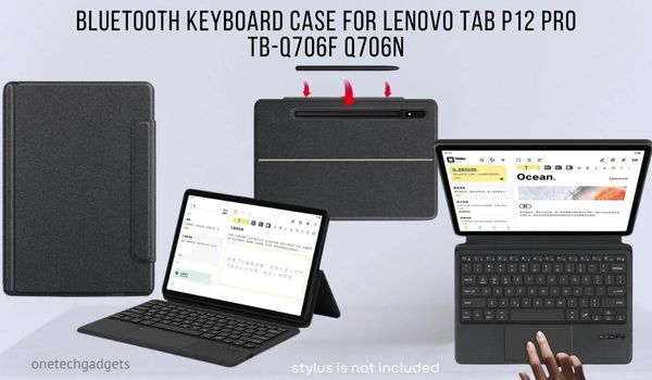 Bluetooth Keyboard Case for Lenovo Tab P12 Pro