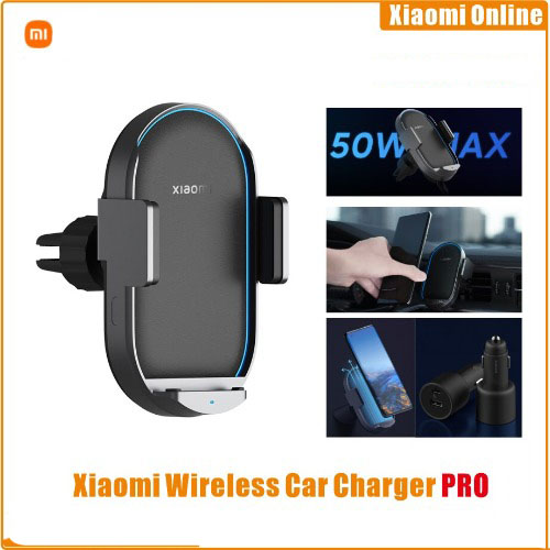 Xiaomi Wireless Car Charger Qi Fast 50W Phone Holder 