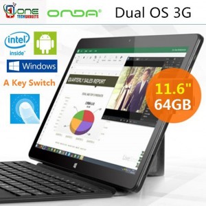 Onda V116w - Latest Budget Windows 10 Pro & Android Dual Boot Business Tablet